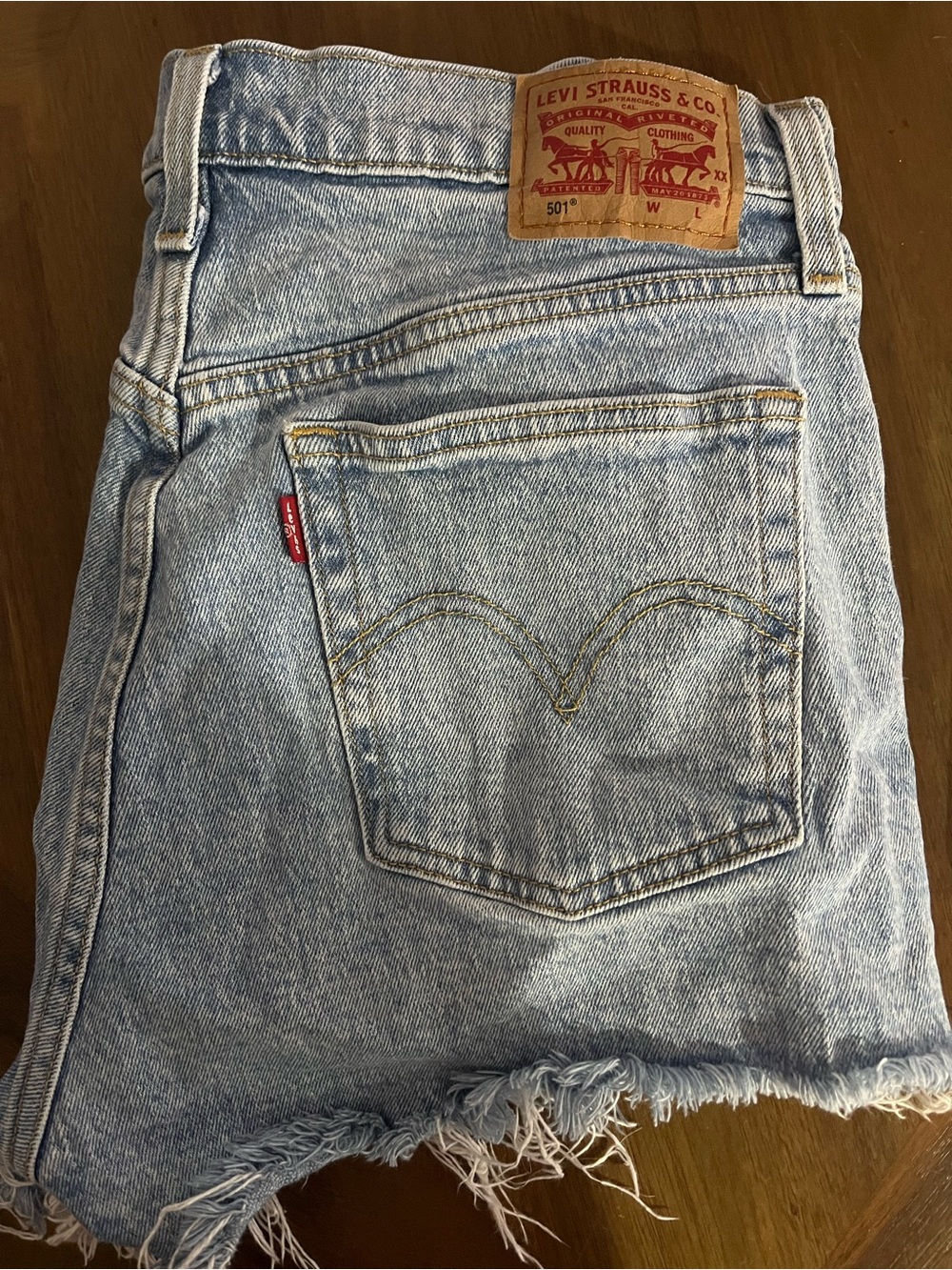 Levi Denim Cut Off Shorts
